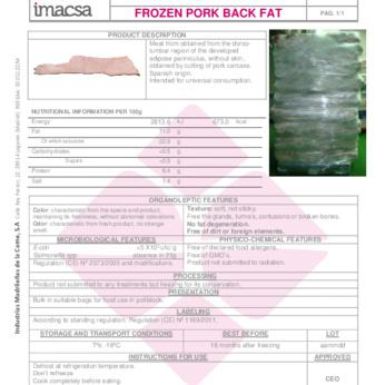 FROZEN PORK BACK FAT img5
