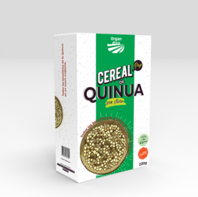 CEREAL ORGÁNICO DE QUINUA POP CON STEVIA x 350 GR