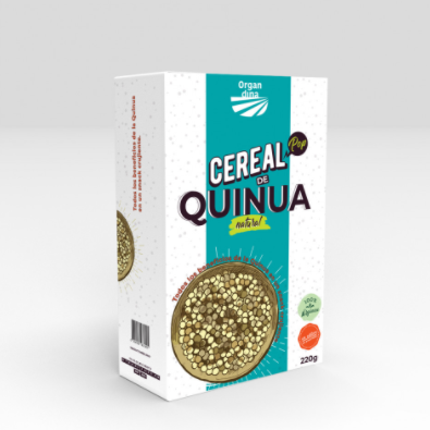 CEREAL ORGÁNICO DE QUINUA POP NATURAL x 350 GR