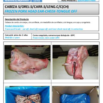 Cabezas de cerdo