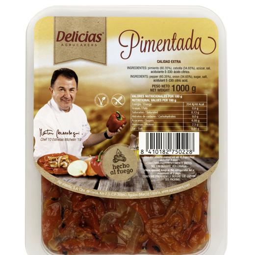 Pimentada "Pimiento tiras + cebolla natural"