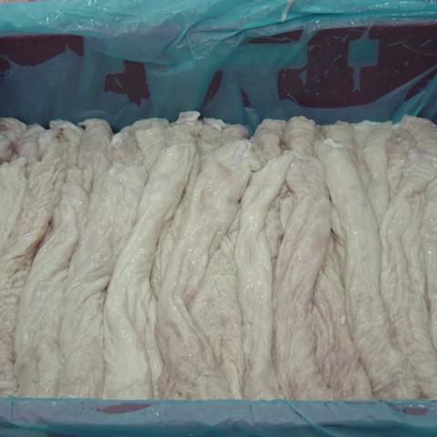 Frozen pork rectum in 10kg cartons