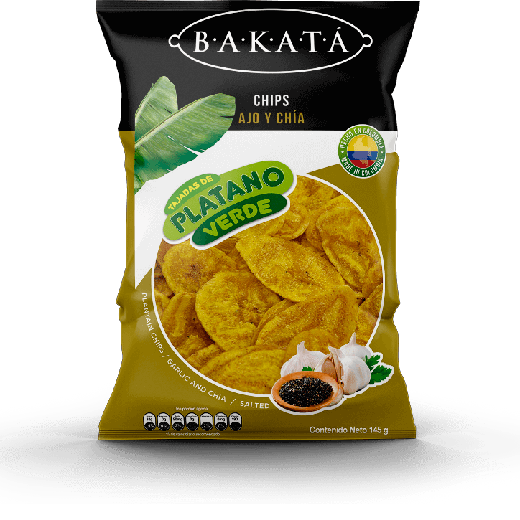 SNACK DE PLATANO AJO-CHIA