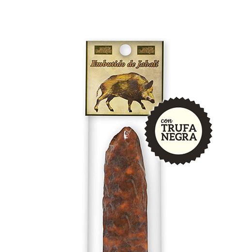 Chorizo cular de jabalí con trufa negra Montes Universales (300g)