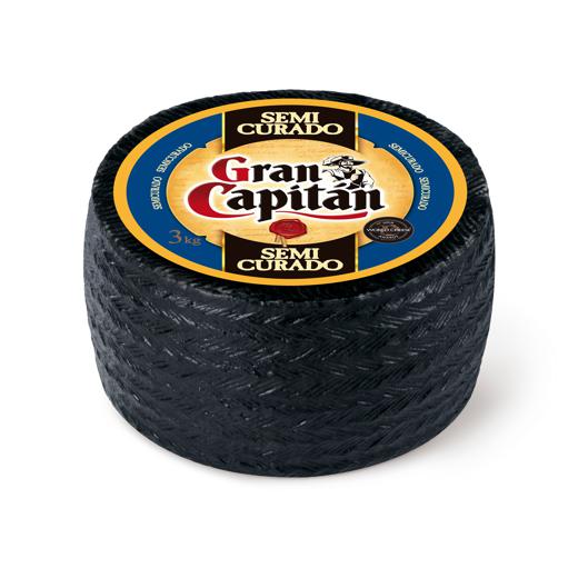 Queso de mezcla semicurado Gran Capitán rueda 3 kg