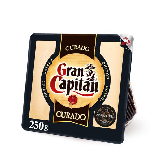 Queso de mezcla curado Gran Capitán cuña 250g