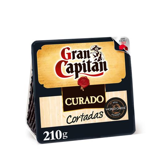 Queso de mezcla curado Gran Capitán cortadas 210g