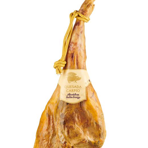 Jamón alimentado con levadura de cerveza