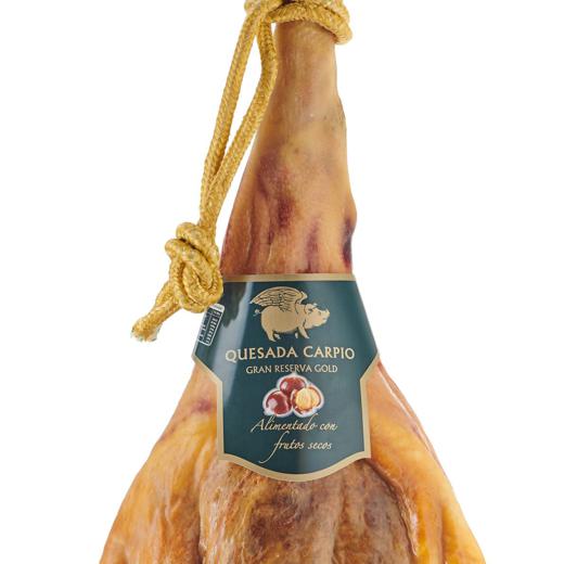 Jamón Gran Reserva Gold alimentado con frutos secos