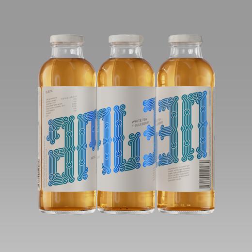 Te blanco y arándanos img2