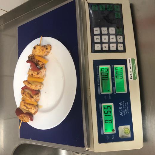 Chicken scewers with Pepper and Onion img3