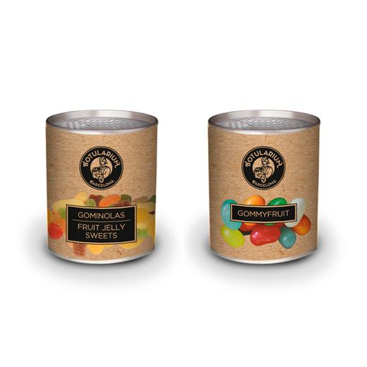 Gominolas y Gommyfruit Botularium (Pack con 5 latitas minibar de cada)