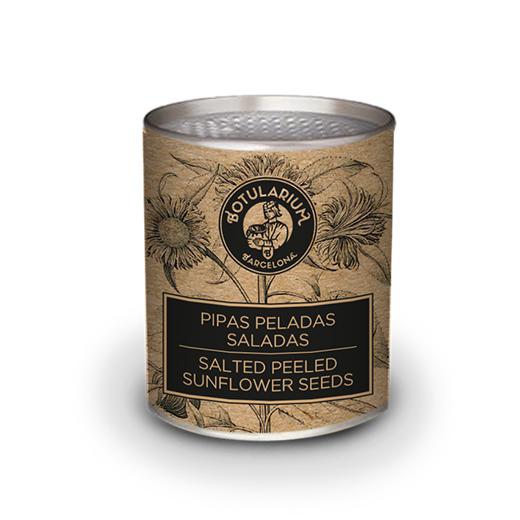 Maíz gigante picante y Pipas peladas saladas Botularium (Pack con 5 latitas minibar de cada) img1