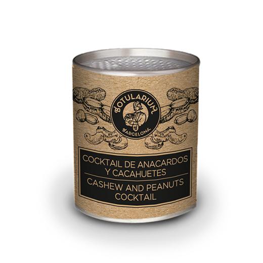 Cocktail de anacardos y cacahuetes y Pistachos Botularium (Pack con 5 latitas minibar de cada) img2