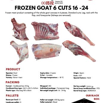 FROZEN GOAT 6 CUTS 16 -24