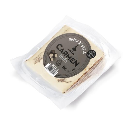QUESO OVEJA CURADO CON TRUFA CUÑA 200G "CARMEN"