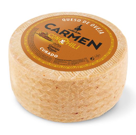 QUESO OVEJA CURADO CON CHILI 3KG "CARMEN"