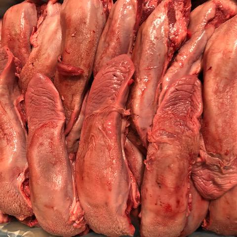 Pork Tongues Swiss cut Soldier packed