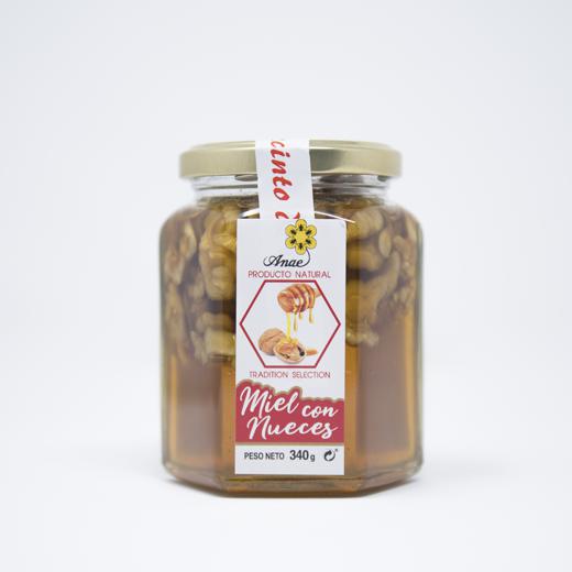 Miel de azahar con nueces 340 g