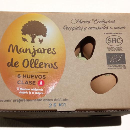 HUEVOS ECOLOGICOS MANJARES DE OLLEROS