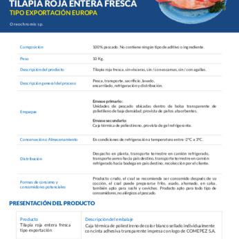 Tilapia Roja Entera Evicerada Fresca img1