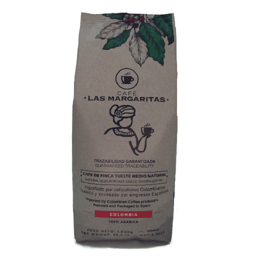 Roasted Colombian coffee 100% arabica Café Las Margaritas