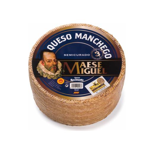 Queso Manchego DOP Semicurado - Semicured Manchego Cheese PDO | Maese Miguel