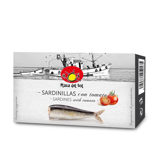 Small Sardines with tomato